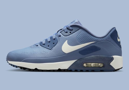 The Nike Air Max 90 Golf Preps For Tee Time In “Ashen Slate/Diffused Blue”(pic1) The Nike Air Max 90 Golf Preps For Tee Time In “Ashen Slate/Diffused Blue”(pic1)