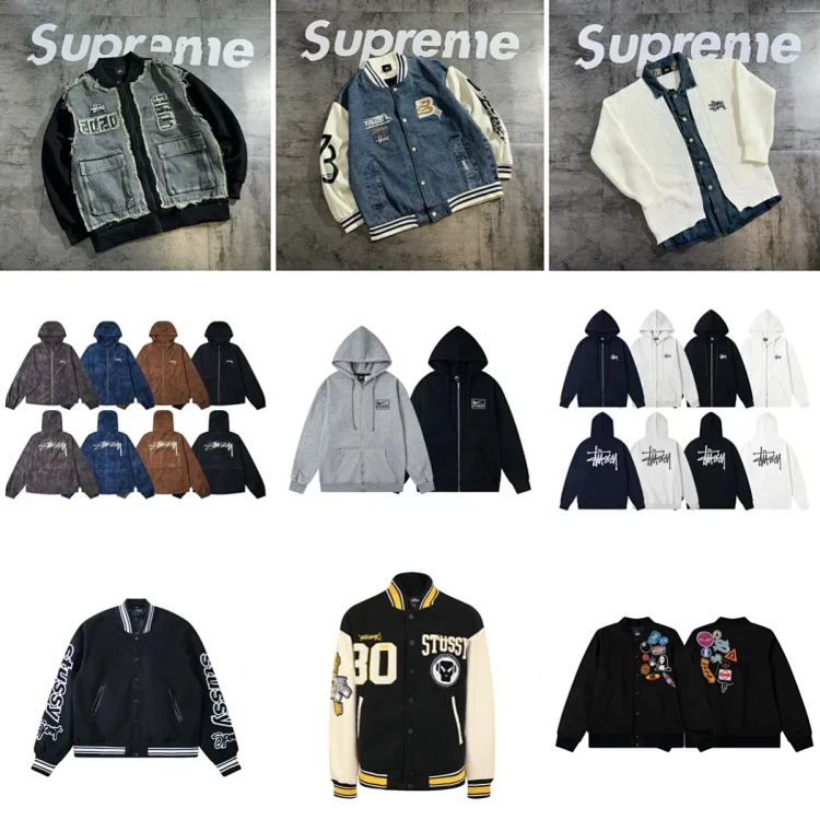 Supreme Blue Denim Jacket and 