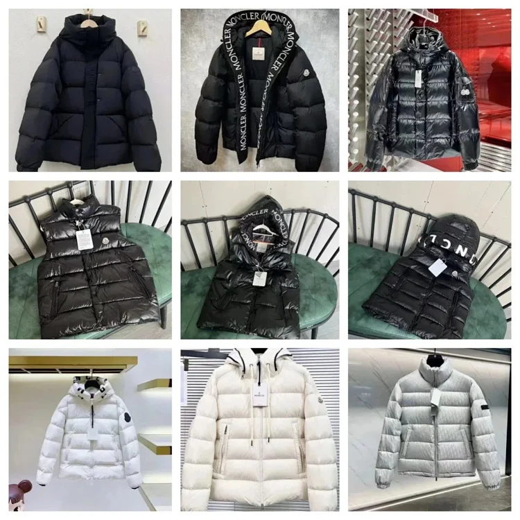 Moncler Black Puffer Jacket wi
